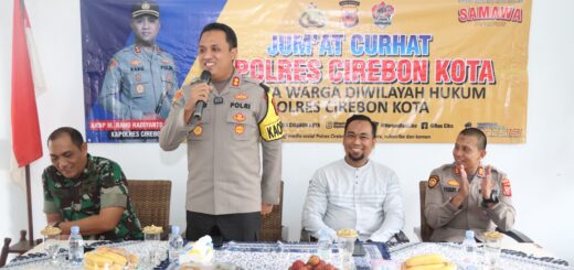 Kapolres Cirebon Kota Bersama Dandim 0614/Kota Cirebon Gelar Jum'at Curhat