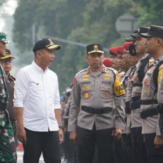 Kapolda Jabar Hadiri Apel Gabungan Pengamanan Pemilu