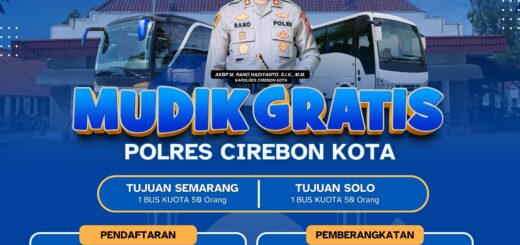 Polres Cirebon Kota Gelar Mudik Gratis