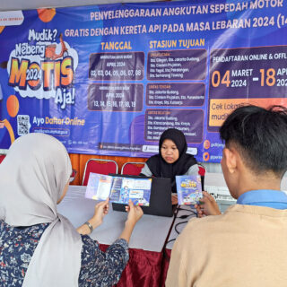 KAI Daop 3 Cirebon Dukung Program Motor Gratis yang Digelar DJKA Kemenhub