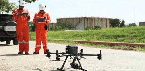 Halo Robotics Sukses Lakukan General Visual Inspection (GVI) Oil & Gas dengan DJI Zenmuse H30T