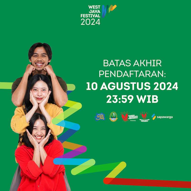 West Java Festival 2024 Buka Penerimaan Volunteer