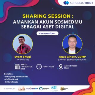 Sharing Session : Amankan Akun Sosmedmu sebagai Aset Digital