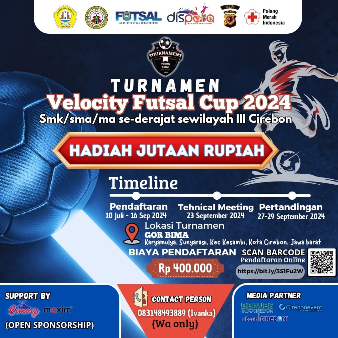 Velocity Futsal Cup 2024 Sewilayah III Cirebon
