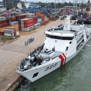 Bakamla RI Lepas KN Pulau Dana-323 untuk Muhibah ke Vietnam dan Singapura