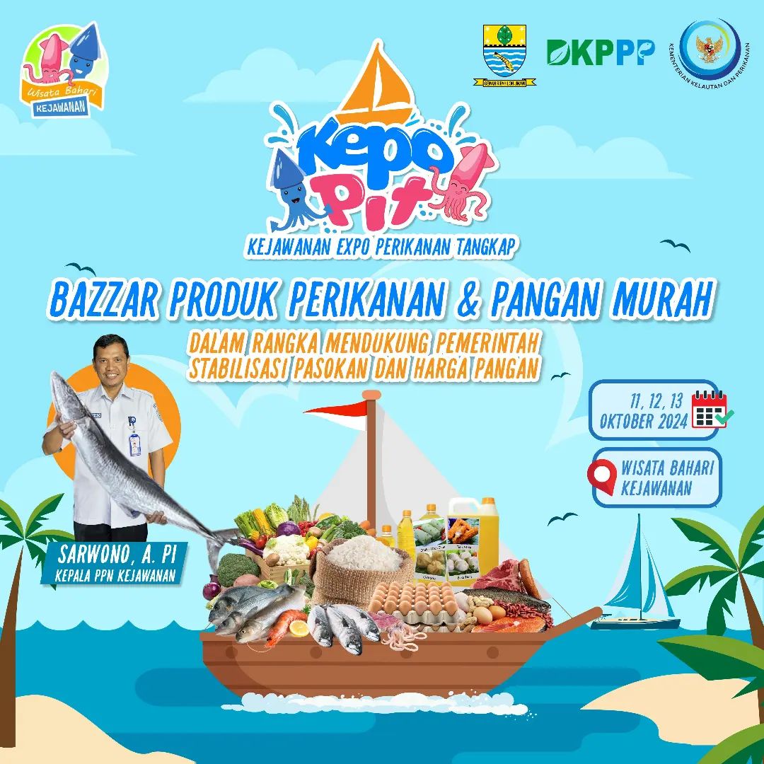 Kejawanan Expo Perikanan Tangkap: Ajak Keluarga Nikmati Bazar Perikanan dan Pangan Murah!