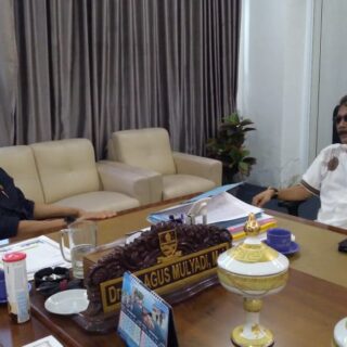 Bahas Kondusivitas Pilkada, Prabu Diaz Silaturahmi ke Pj Walikota Cirebon