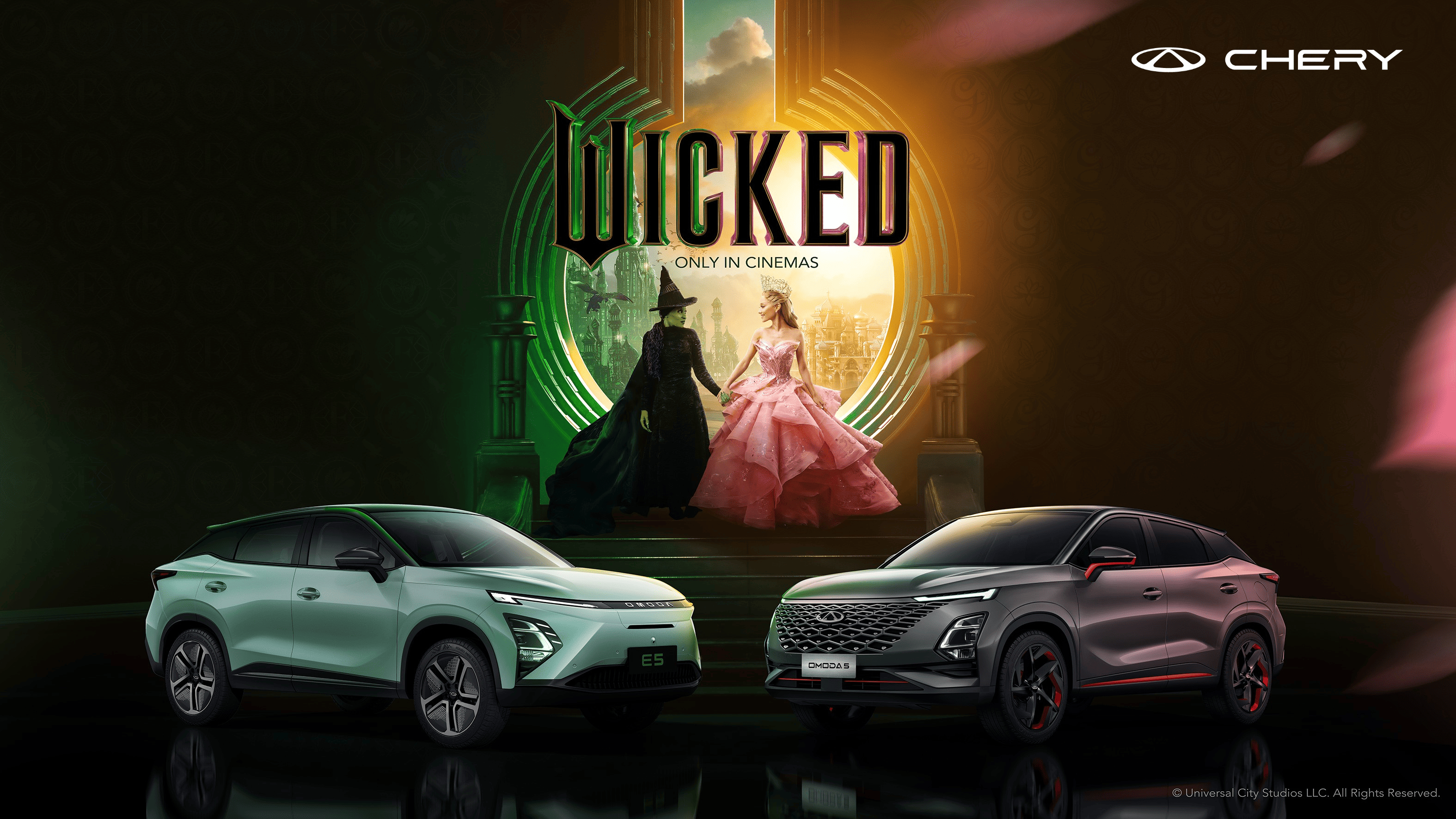 Kolaborasi dengan Universal Pictures OMODA Jelajahi Perjalanan Magis dalam Film Wicked