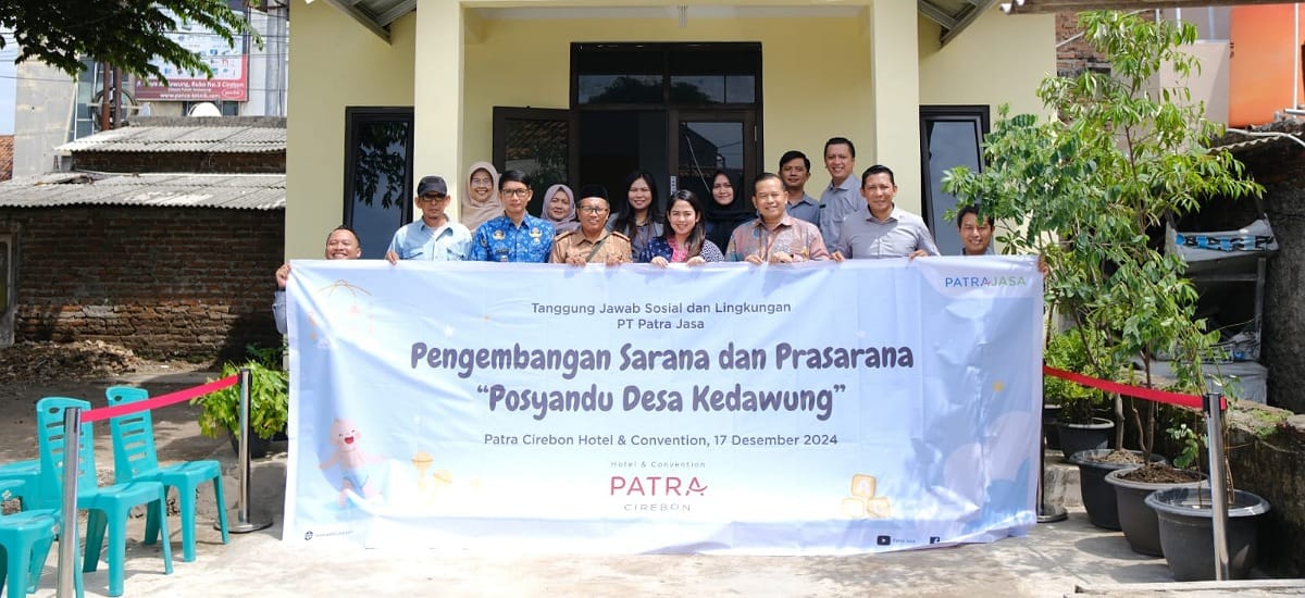 Patra Cirebon Hotel Bangun Gedung Posyandu untuk Masyarakat Desa Kedawung
