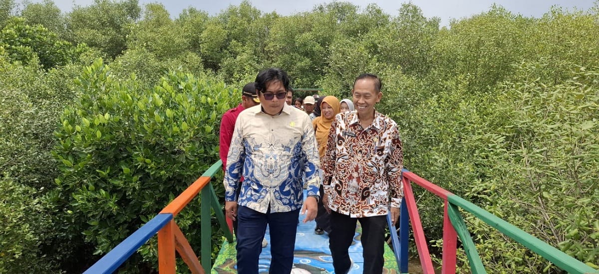 Wisata Dewi Bahari dan Mangrove Kasih Sayang di Mundu Pesisir Cirebon Diresmikan