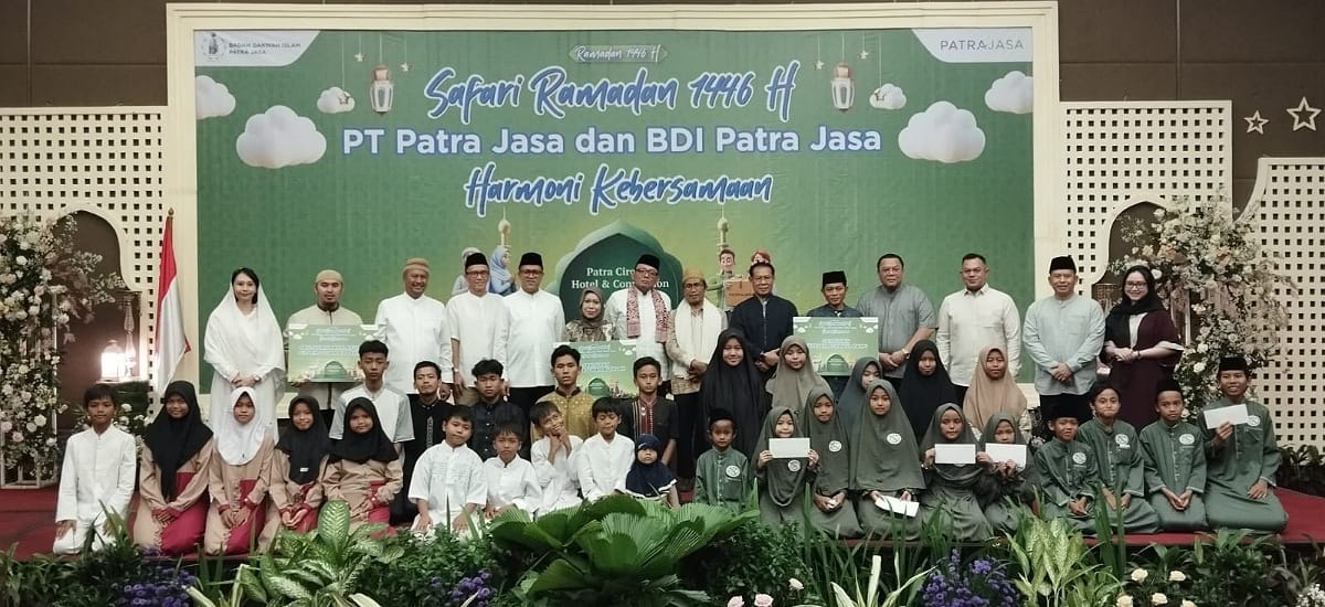 Safari Ramadan 2025, Patra Jasa dan BDI Santuni Anak Yatim di Cirebon