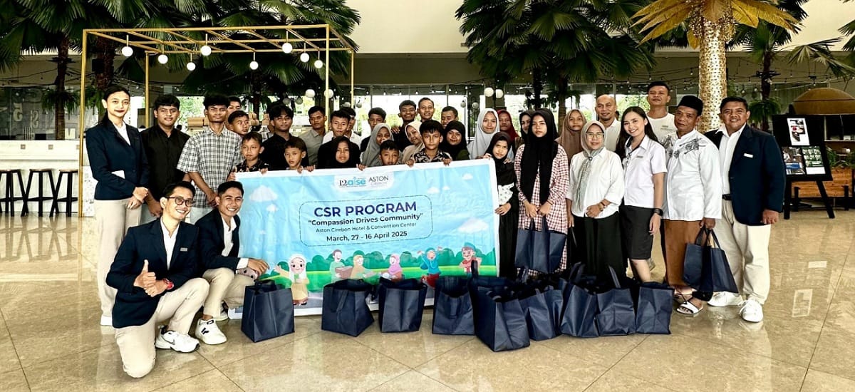 Rayakan Ulang Tahun ke-12, Aston Cirebon Hotel Gelar Aksi Sosial