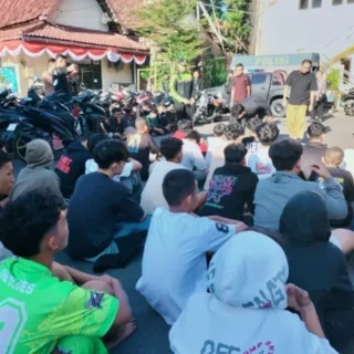 Polres Cirebon Kota Gagalkan Aksi Balap Liar, 97 Remaja Diamankan