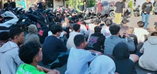 Polres Cirebon Kota Gagalkan Aksi Balap Liar, 97 Remaja Diamankan