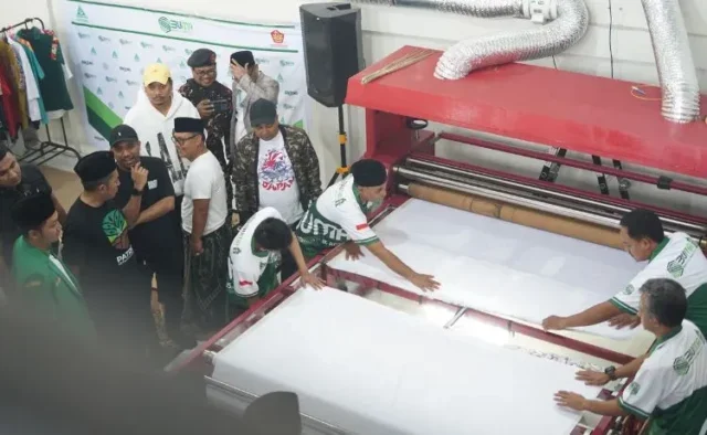 Buka Unit Konveksi di Bandung, BUMA GP Ansor Dorong UMKM dan Cipta Lapangan Kerja