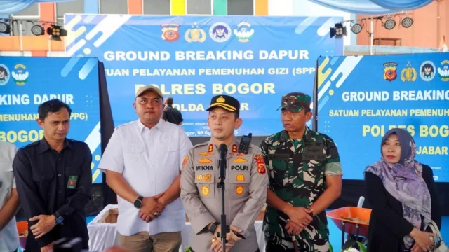 Polres Bogor Canangkan Pembangunan 6 Dapur SPPG, Wujudkan Komitmen Dukung Program Makan Bergizi Gratis