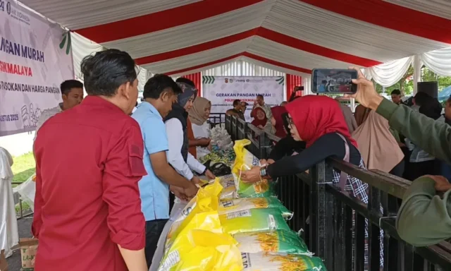 Polres Tasikmalaya Gelar Pasar Murah, Ringankan Beban Ekonomi Masyarakat