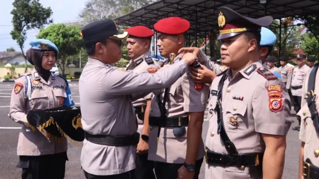 Polres Banjar Gelar Sertijab Pejabat Utama, Kapolres Tekankan Adaptasi dan Peningkatan Kinerja