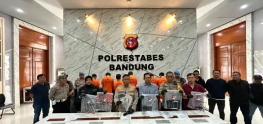 Sindikat Curanmor Berkedok Ojek Online di Bandung Berhasil Dibekuk