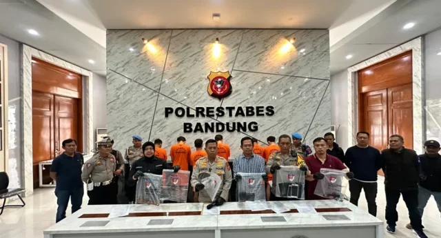 Sindikat Curanmor Berkedok Ojek Online di Bandung Berhasil Dibekuk