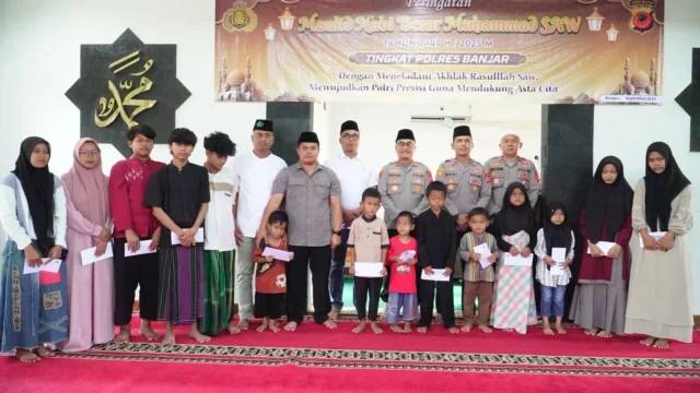 Polres Banjar Gelar Peringatan Maulid Nabi Muhammad SAW dengan Khidmat dan Penuh Makna