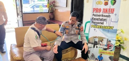 Sidokkes Polres Garut Proaktif Jaga Kesehatan Personel Polri