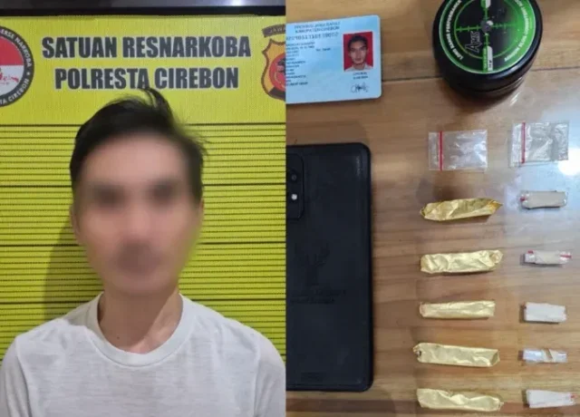 Polresta Cirebon Tangkap Pengedar Sabu di Babakan, Buru Pemasok Utama