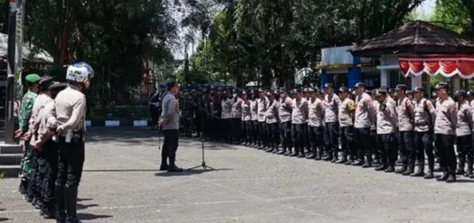 Polisi Amankan Unjuk Rasa Di Cimahi