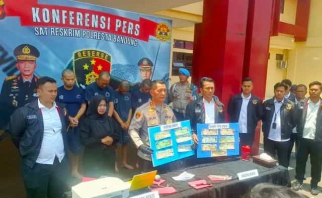 Polresta Bandung Bongkar Sindikat Curanmor, Penadahan, dan Pemalsuan STNK