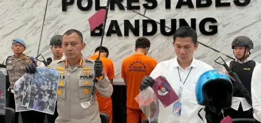 Polrestabes Bandung Ringkus Lima Anggota Geng Motor Terkait Penyerangan di Gym