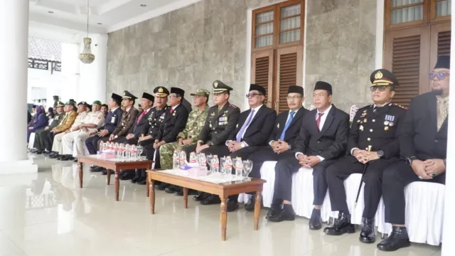 Kapolres Banjar Hadiri HUT TNI di Ciamis, Sinergitas TNI-Polri Semakin Solid