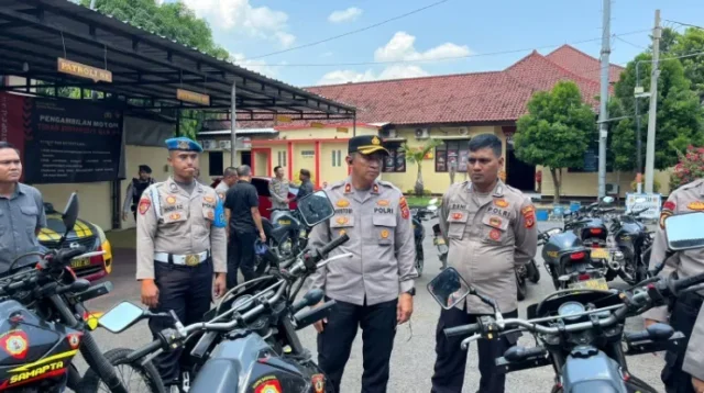 Polres Majalengka Gelar Pengecekan Randis, Pastikan Kelayakan dan Administrasi Kendaraan Dinas