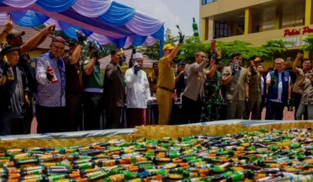 Polresta Bogor Kota Gencar Berantas Miras Ilegal, Kriminalitas dan Tawuran Menurun Signifikan