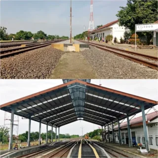Tingkatkan Pelayanan, KAI Daop 3 Cirebon Perbaiki Fasilitas Stasiun