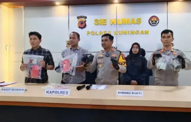Gunakan Kunci T, Residivis Curanmor di Kuningan Ditangkap Usai Gasak Motor di Sawah