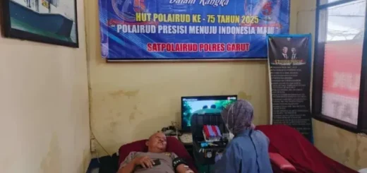 Ratusan Polisi dan TNI di Garut Donor Darah, Wujud Kepedulian Polri Terhadap Masyarakat