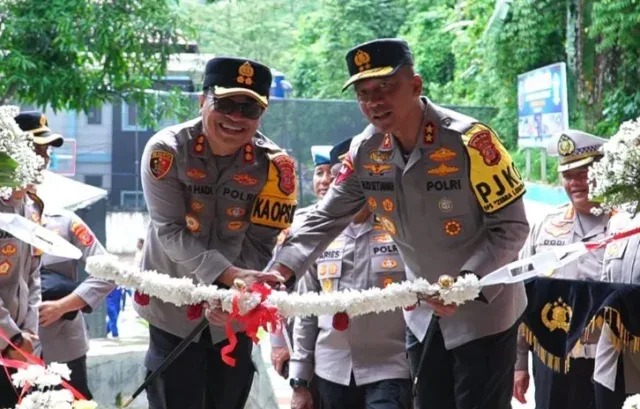 Kapolda Jabar Tinjau Polres Banjar, Resmikan Aula, Kantin, dan Dimulainya Pembangunan Barak Dalmas