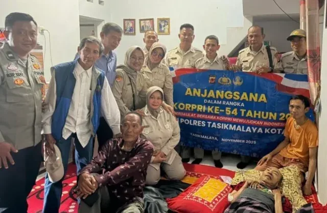 ASN Polres Tasikmalaya Kota Jalin Silaturahmi dengan Purna ASN dalam Rangka HUT KORPRI ke-54