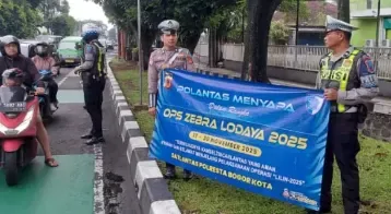Operasi Zebra Lodaya di Kota Bogor Tindak Parkir Liar dengan ETLE Mobile
