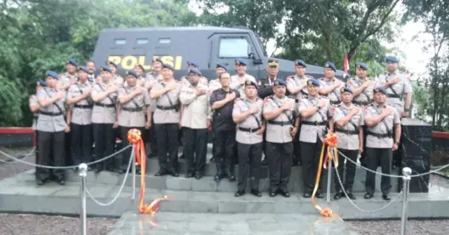 Satbrimob Polda Jabar Resmikan Monumen Kendaraan Taktis Brimob, Wujud Penghormatan dan Semangat Pengabdian