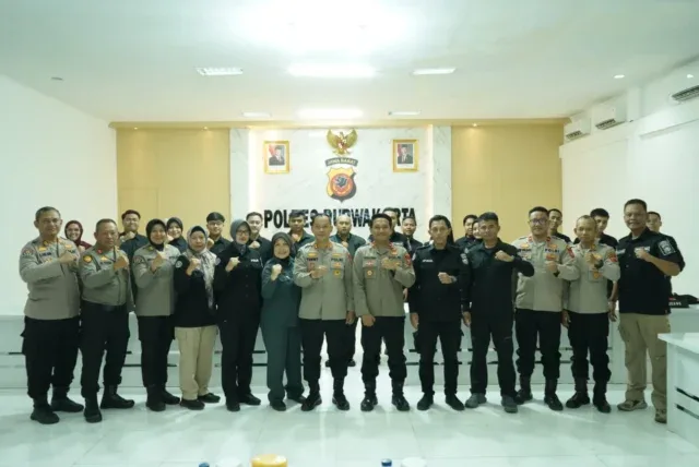 Polres Purwakarta Jadi Pusat Perhatian, Gelar Supervisi dan E-Learning Kehumasan dari Polda Jabar