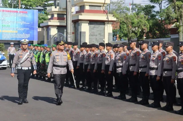 Polres Ciamis Gelar Apel Pasukan Operasi Zebra Lodaya 2025 untuk Tingkatkan Keselamatan Lalu Lintas