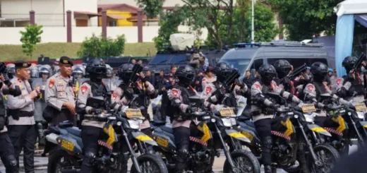 Simulasi Penanganan Unjuk Rasa Anarkis Di Apel Kasatwil 2025, Wujud Profesionalitas Dan Kesiapsiagaan Polri