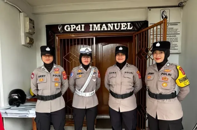 Polwan Polres Ciamis Gencarkan Patroli Mojang Lodaya, Tingkatkan Keamanan dan Ketertiban di Titik Keramaian
