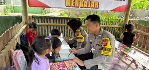 PolresCiamis Gelar Program Polwan Bhabinkamtibmas Mengajar di Yayasan Al Marhamah