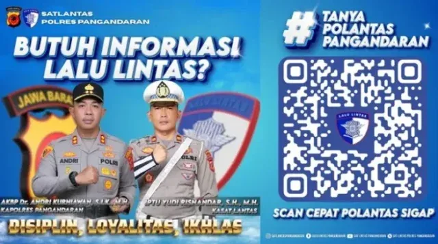 Polres Pangandaran Luncurkan ‘Scan Cepat Polantas Sigap’, QR Code Jadi Kunci Akses Informasi Lalin dan Bantuan Darurat
