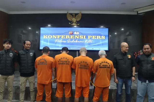 Sindikat Curanmor Lintas Provinsi Dibongkar Polres Sukabumi Kota: Pelaku Ditangkap di Malang