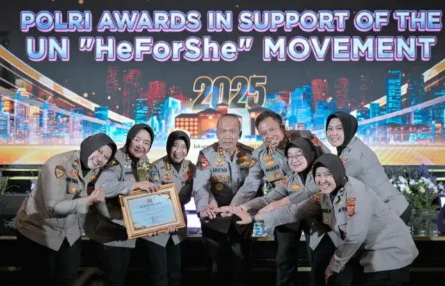 RaihPenghargaan UN ‘HeForShe’, Polda Jabar Diapresiasi sebagai Role Model Nasional Pelopor Kesetaraan Gender Di Polri