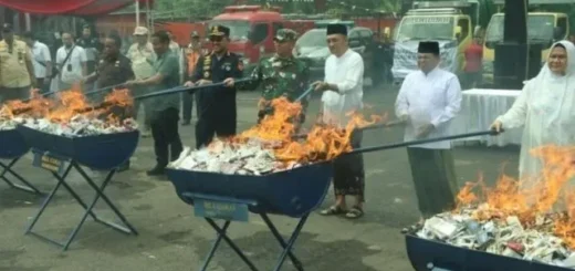 Rokok Ilegal Senilai Rp5,8 Miliar Dimusnahkan di Kabupaten Semarang