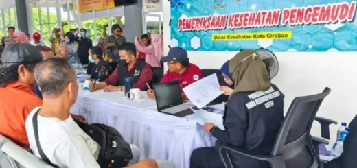 Pastikan Keselamatan Penumpang, Dinkes Kota Cirebon Gelar Tes Kesehatan Sopir di Terminal Harjamukti
